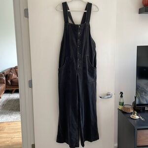 We the Free Fields of Flowers Wide Leg Overalls medium m